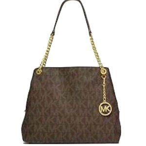 Michael Kors Jet Set Chain Zip (Chain Ew Tote)